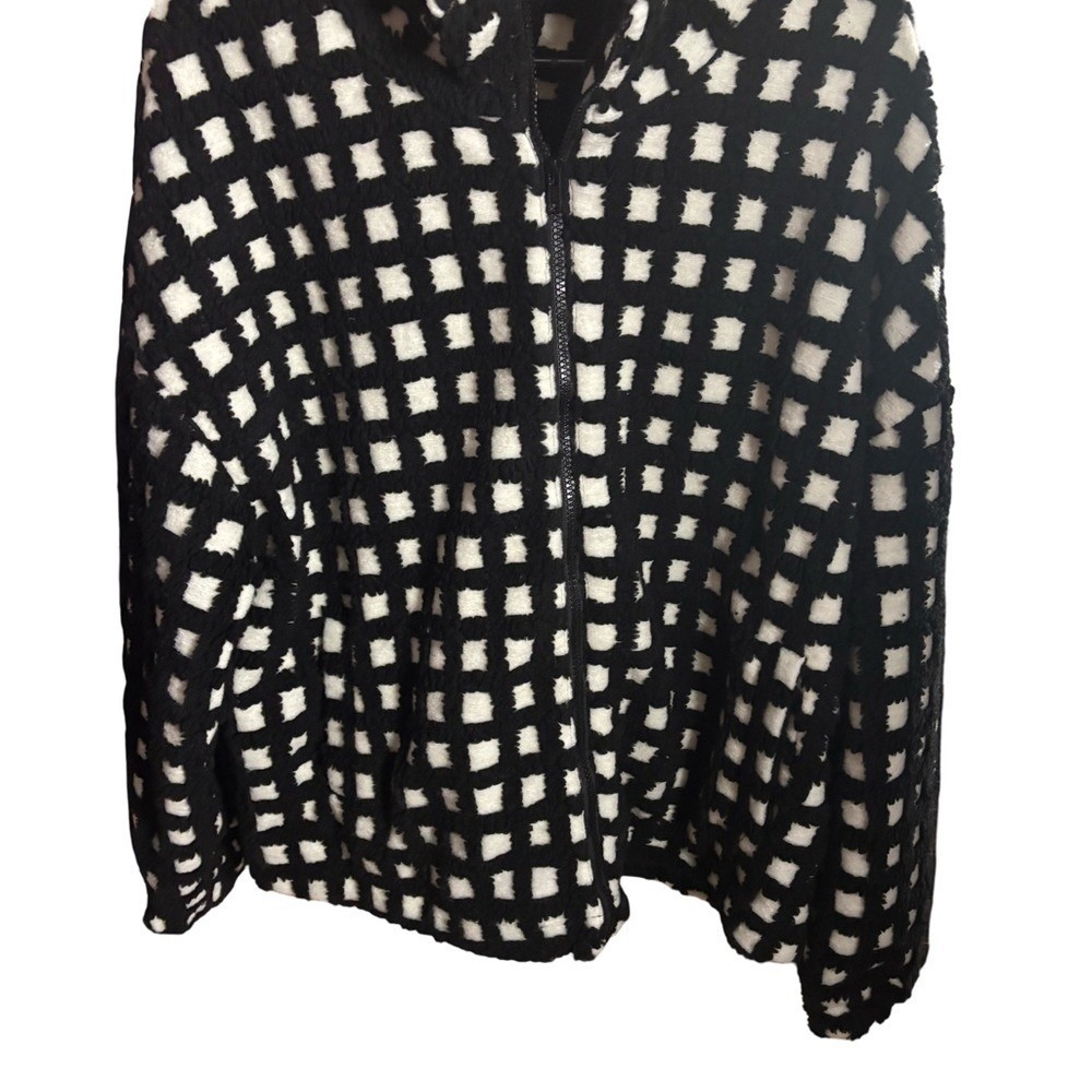 Black and White Checkered Jacket & Vest for $40